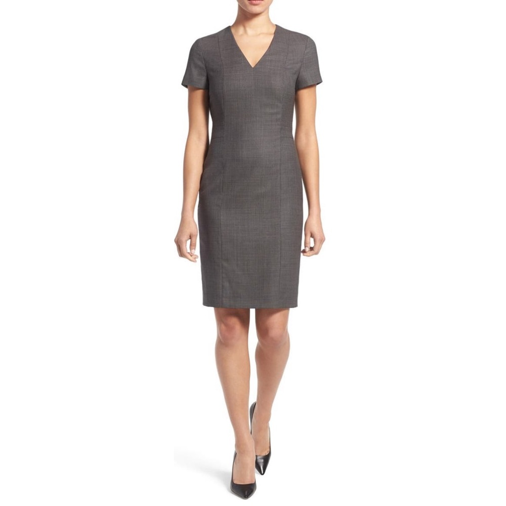 Boss Short Sleeved Dress